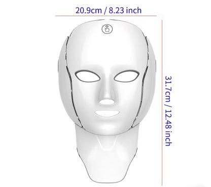 LED Red-Light Therapy Facial Mask Device